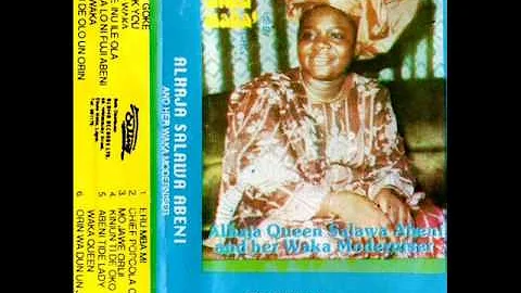 Alhaja Queen Salawa Abeni and her Waka Moderniser - India Waka (Side 1)