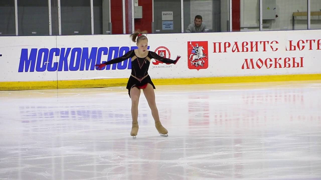 Ксения ПАНКОВА, произвольная программа, Открытое первенство Москвы 2016 ...