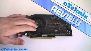 Video Review Xfx Radeon Hd 5770 1gb Single Slot Graphics Card Youtube