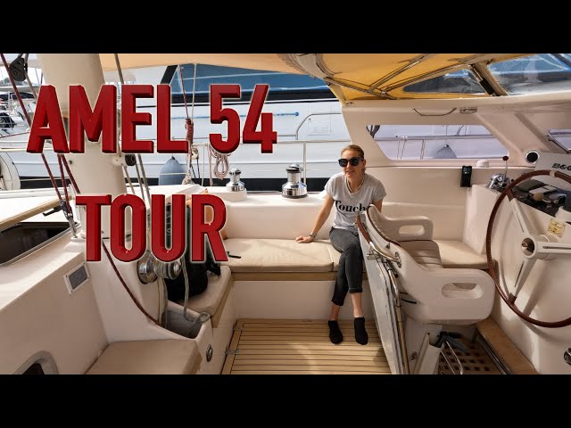 Amel 54 Blue Water Cruiser Boat Tour: Best all around world cruiser! class=