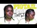 Pigtail Flat Twist | Protective Style