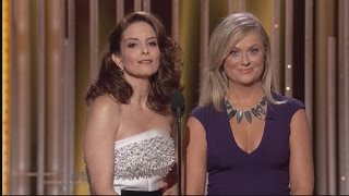 Tina Fey and Amy Poehler Joke About Bill Cosby During Golden Globes Monologue