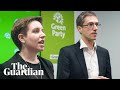 Green party co-leaders launch general election campaign – watch live