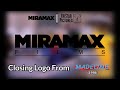 Miramax Films 1998 Closing