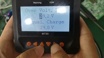 How to program lithium battery on MT50?