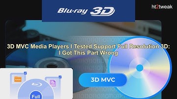 3D Media Players: Quick Addendum
