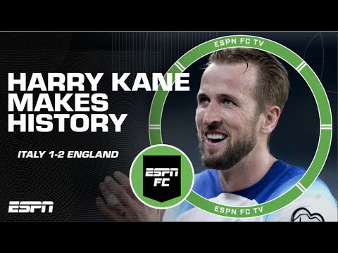 Italy vs England result, highlights as Harry Kane makes history in ...