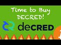 Finally Time to Buy DECRED! DCR Exits Red Zone!