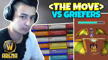 Pika Gets a Raid to Gank Some Griefers - EPIC Chase Sequence | WoW Arena
