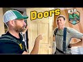 How to install doors | Building ￼the Nantahala retreat #38