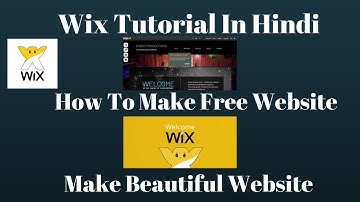 How To Make Free Website – Wix Tutorial In Hindi telugu -Make Beautiful Website