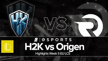 Highlights: H2K vs OG (EU LCS Summer W5D1 Full Series)