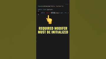 Init Only Setters in C# #csharp #coding