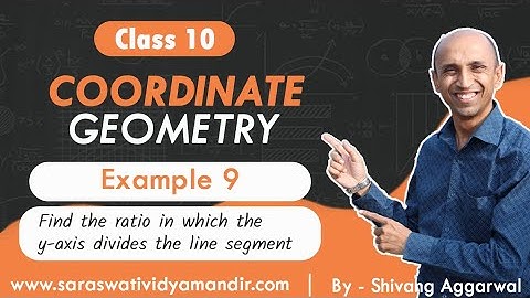 Class 10 Coordinate Geometry | Chapter 7 Example 9 Solution Explained