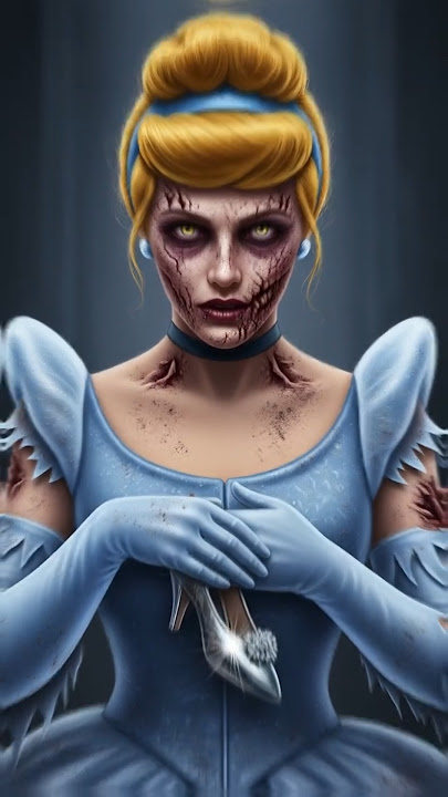 Horror Version of Cinderella Characters #horror #cartoon #scary