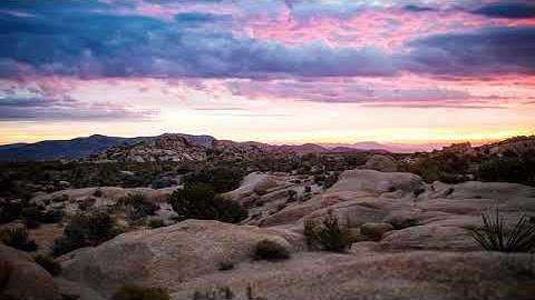 Beautiful Sunrise in Joshua Tree National Park