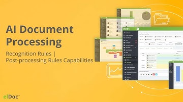 elDoc - Post-processing Rules Capabilities | AI Document Processing