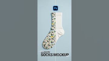 How to Make a Socks Mockup - Adobe Photoshop Tutorial 2025! 🧦 #shorts