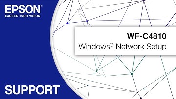 WorkForce Pro WF-C4810 | Windows Network Setup