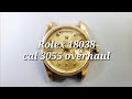 [명품시계수리] Rolex 18038 cal 3055 watch restoration overhaul