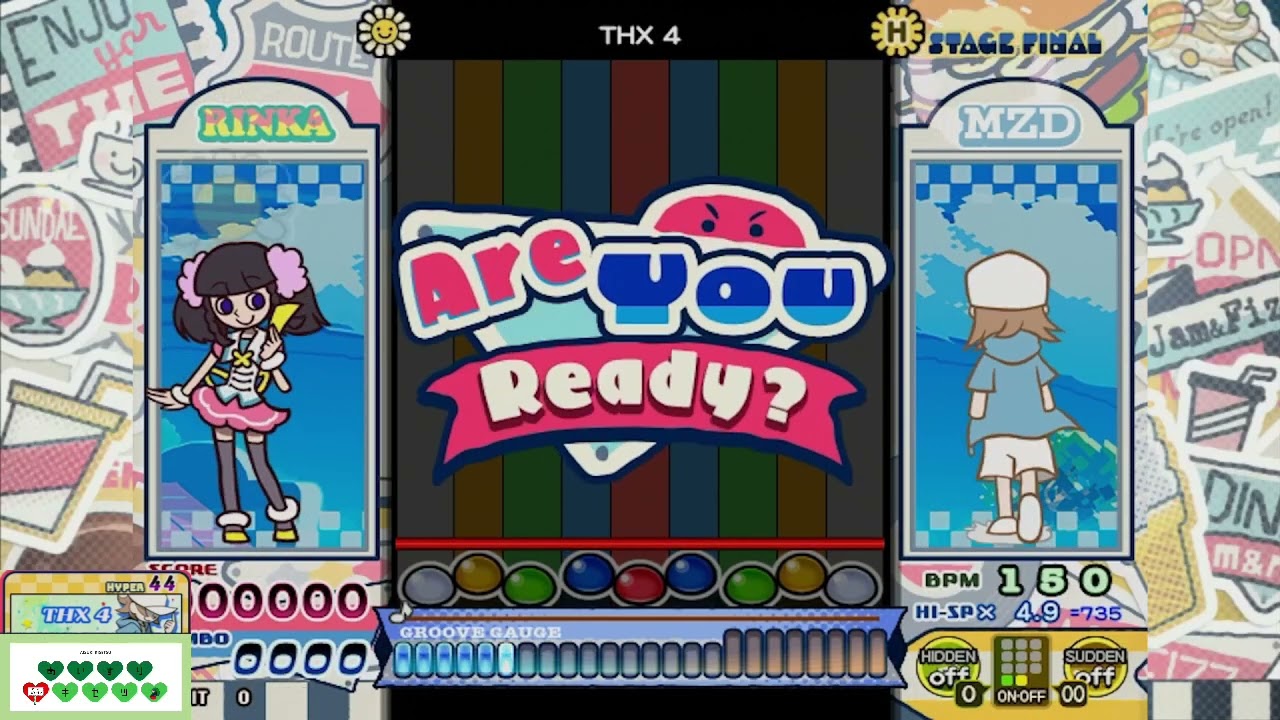 [pop'n music Jam&Fizz] THX 4 H 正規パーフェクト/鏡フルコン