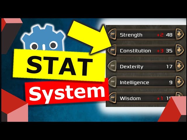 How to Create a Stat System in Godot 3.2 | Player Development Series