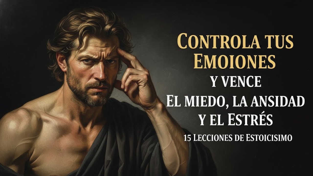 CONTROLA TUS EMOCIONES Y VENCE EL MIEDO, LA ANSIEDAD Y EL ESTRÉS | 15 LECCIONES DE ESTOICISMO