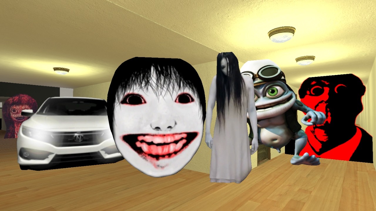 Pov yoshie,kayako and crazy frog in the gmod#Crazy_Gaming #Nextbots