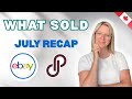 What Sold in July, Poshmark Canada & eBay Sales Recap