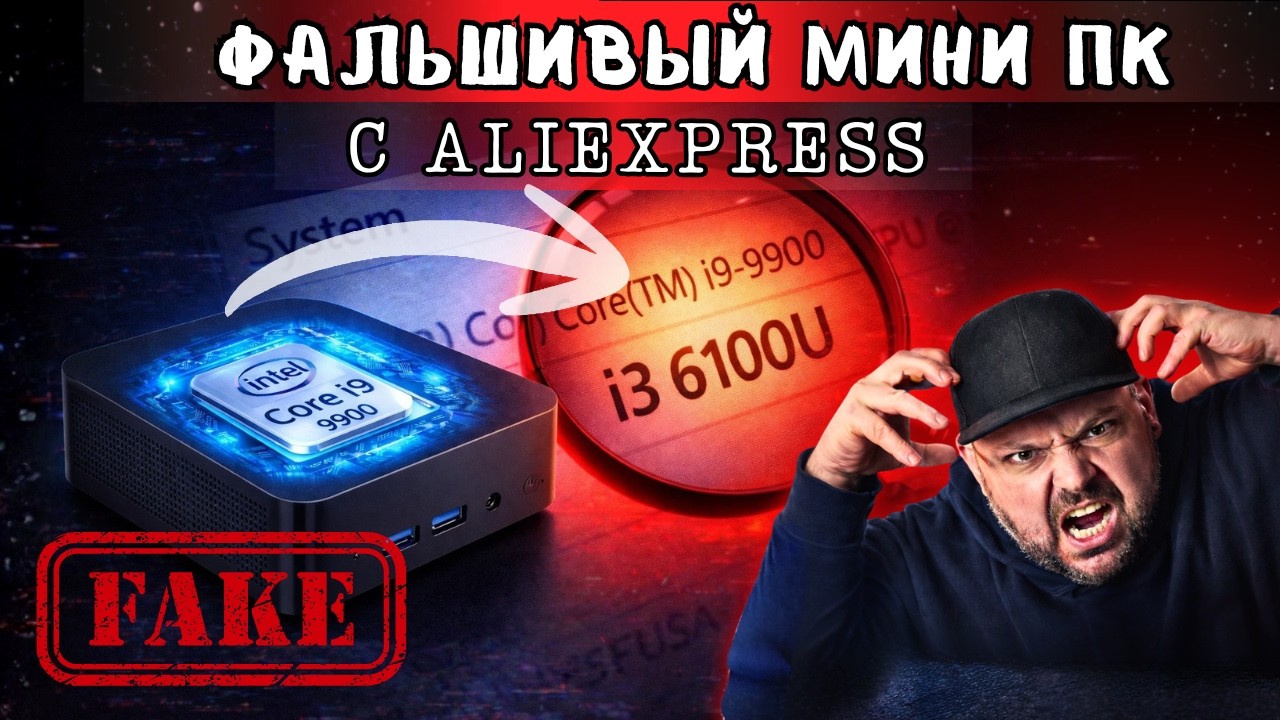 ФАЛЬШИВЫЙ МИНИ ПК НА INTEL CORE I9 9900U С ALIEXPRESS — ГЕНИАЛЬНАЯ СХЕМА РАЗВОДА. КАК ИЗБЕЖАТЬ