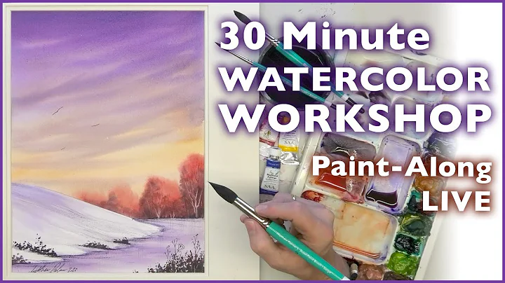 30 Minute Paint Along Watercolour Workshop