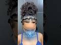 tutorial de coque abacaxi 🍍💙#coque #tutorial #penteados #hairstyle #curly #ideias