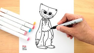 Dibujando a KISSY MISSY | How to draw Kissy Missy [Poppy Playtime x FNF]