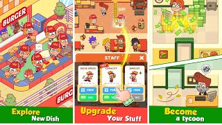 Idle Burger Tycoon-Burger shop Gameplay (Android) screenshot 1