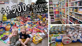 *HUGE* $4,500+ CHRISTMAS GROCERY HAUL from CHRISCO 2022 & Our STOCKPILE Set Up