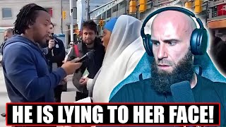 Christian Preacher Harasses Muslim Woman