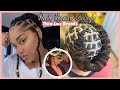 Two Jumbo Loc Braids💆🏽‍♀️ (Wash, Retwist, &amp; Style) #Locs #NaturalHair #TheGroomingArtist