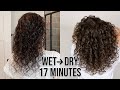 How to Reduce Drying Time | Fast-Drying Curly Hair Routine