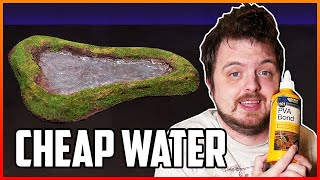 Make A Cheap & Easy Pond with NO Resin  Just PVA!