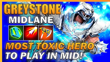 This GREYSTONE MID build is TOXIC (NEVER DIE in lane!) - Predecessor Gameplay