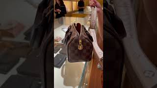 Checking Out The New Louis Vuitton Speedy 20 In Damier Ebeneshaeleynshar