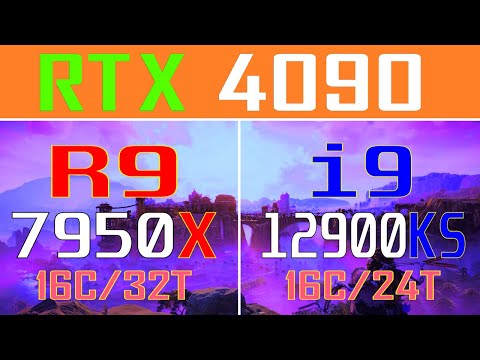 INTEL i9 12900KS vs RYZEN 9 7950X || RTX 4090 || Which one Better ?