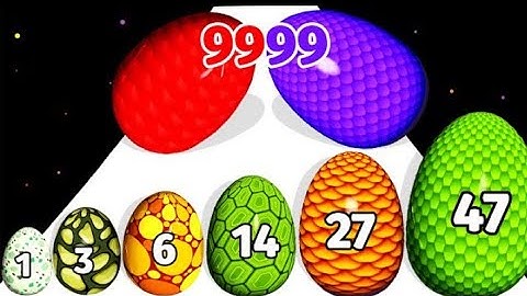 Dino Merge Run - Level Up Dino Max Level ASMR Gameplay (Dinosaur Evolution 3D) Part 2