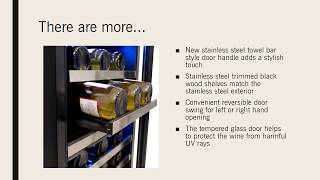 Danby DWC114BLSDD 38-Bottle Top Selling Wine Cooler