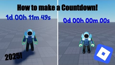 How to Make a Countdown in Roblox Studio 2025!