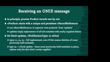 Block Updates in ONIX
