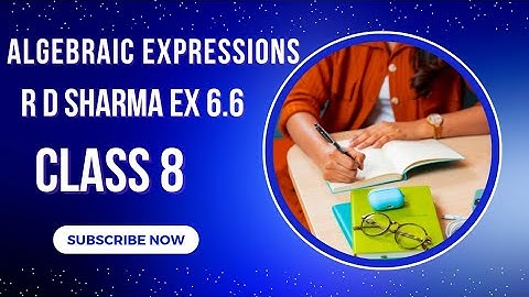 # Algebraic expressions and identities class 8 R D Sharma ex 6.6 qn 7@bhartijaiswal16