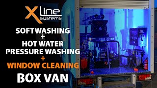 Commercial Cleaning Box Van - Softwashing + Hot Water Pressure Washing + Window Cleaning System