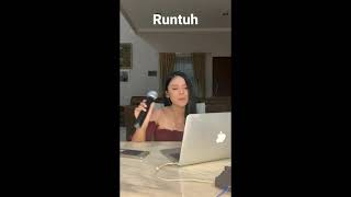 runtuh - feby ft. fiersa (rimar live instagram cover) #rimar #runtuh