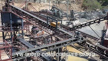 Yong Won - SP series Super cone crusher SP400 (“M”type, 950rpm) operating video